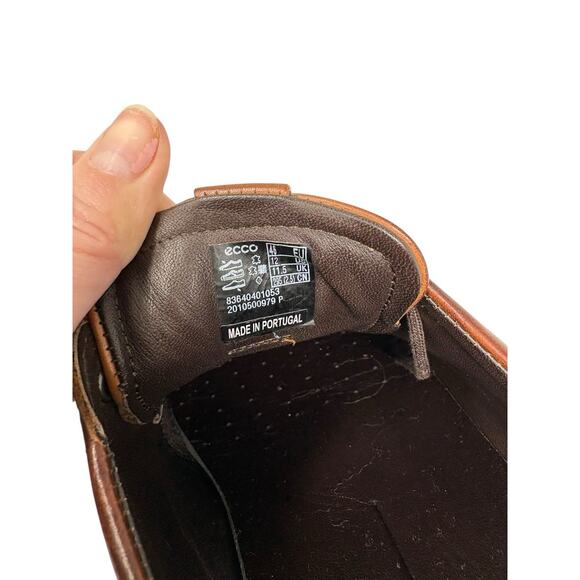 ECCO Men\'s ST-1 Brown Leather Hybrid Derby Lace Up Oxford EU 46 US 12 main image 7